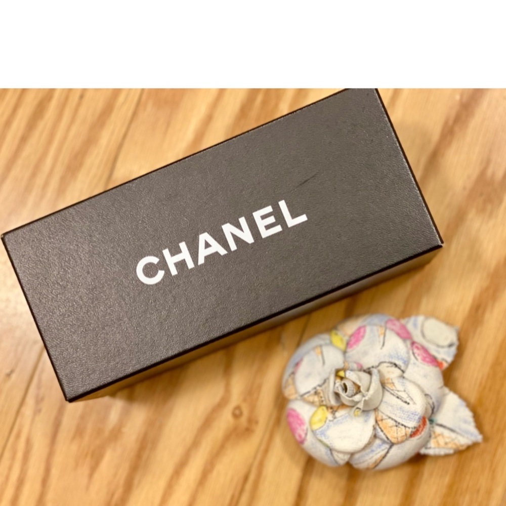 Chanel Ice Cream Print Camellia Brooch